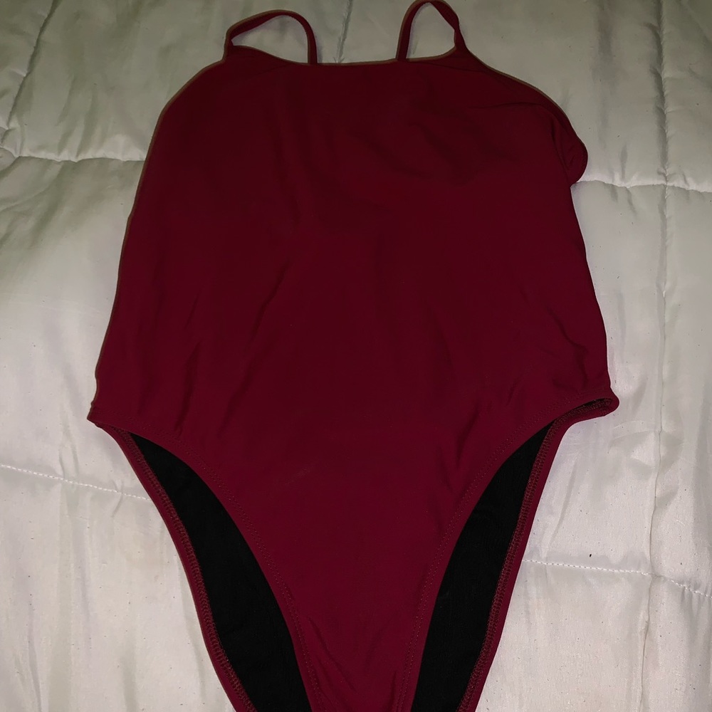 Jolyn Cranberry Bailey Back Onesie